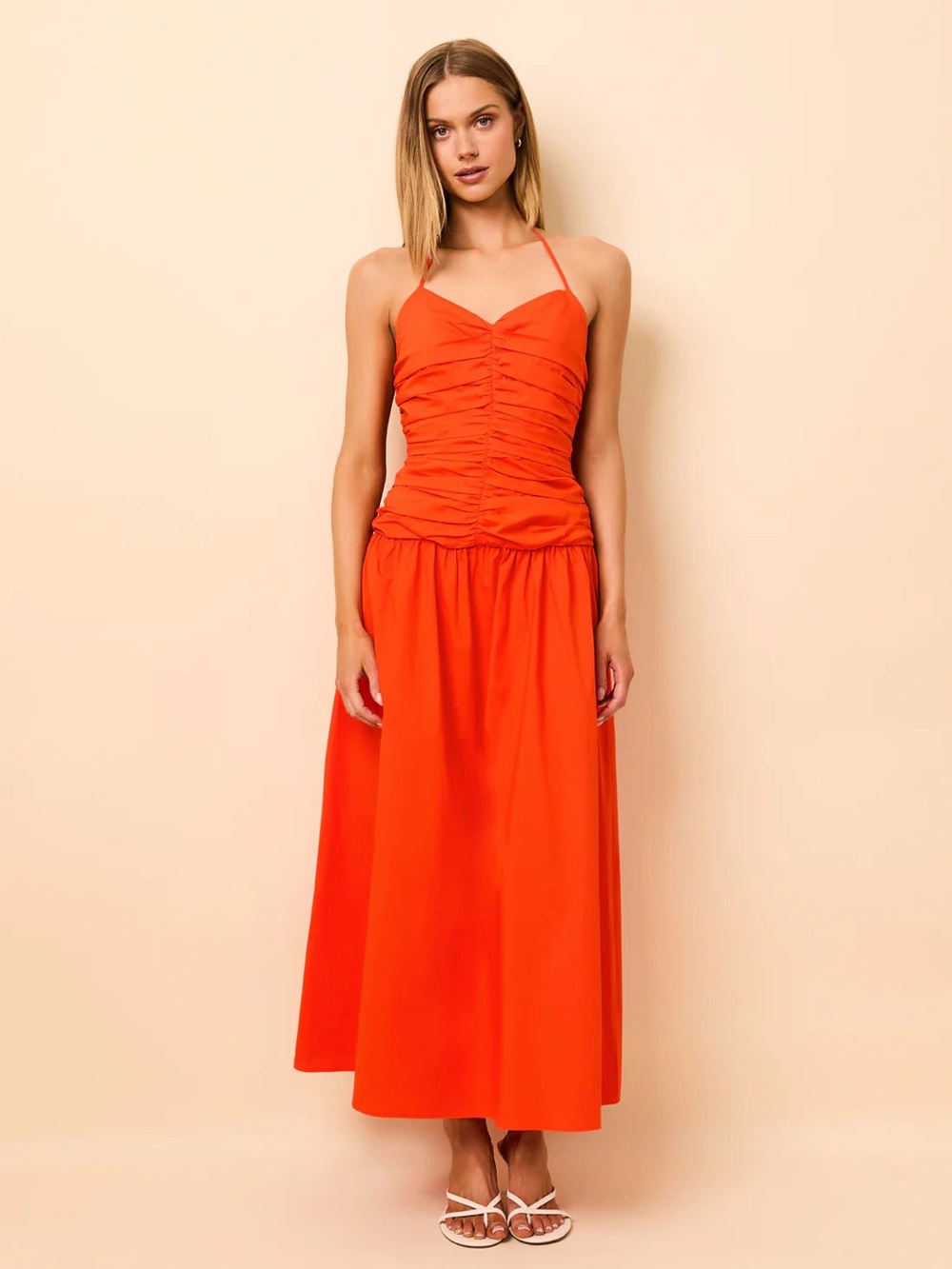 Solid & Striped - The Adina Dress in Habanero